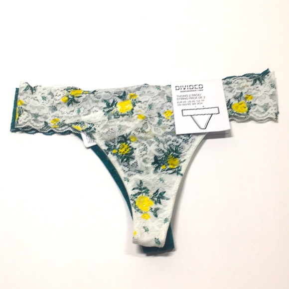 H&M 2 pack of lace thong panties - Picture 1 of 5